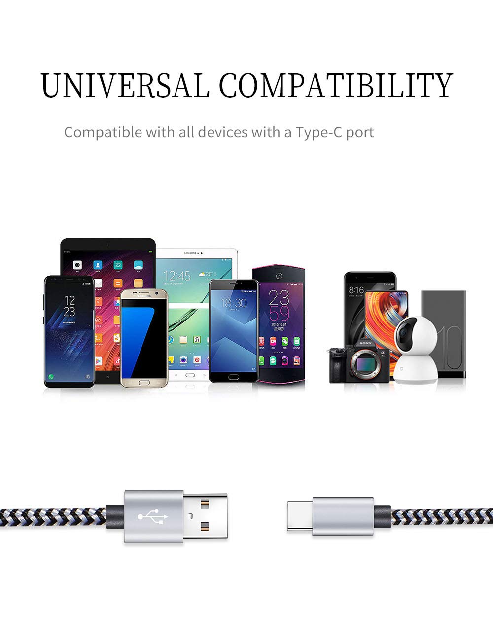 USB Type C Cable Fast Charging