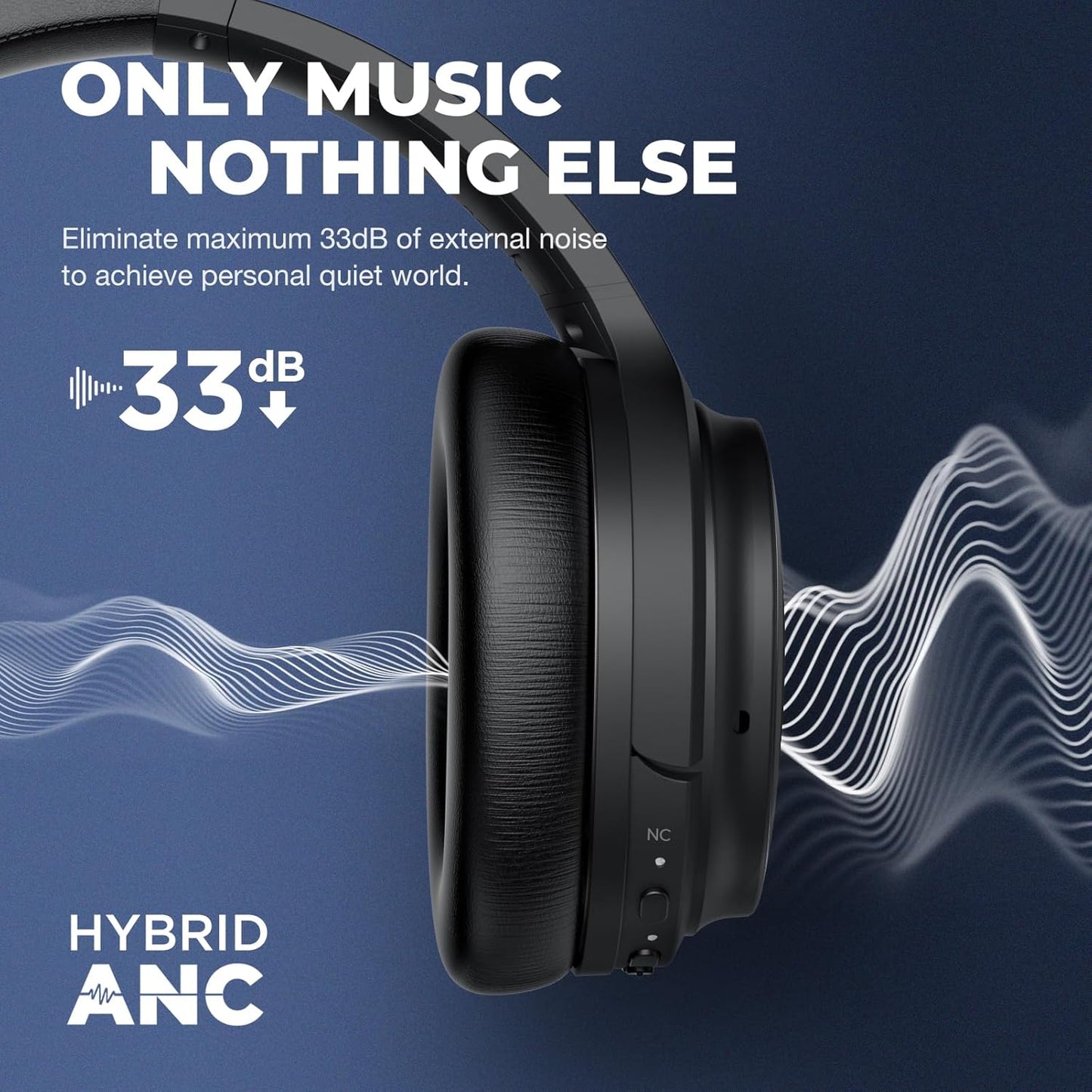 Hybrid Active Noise Cancelling Headphones