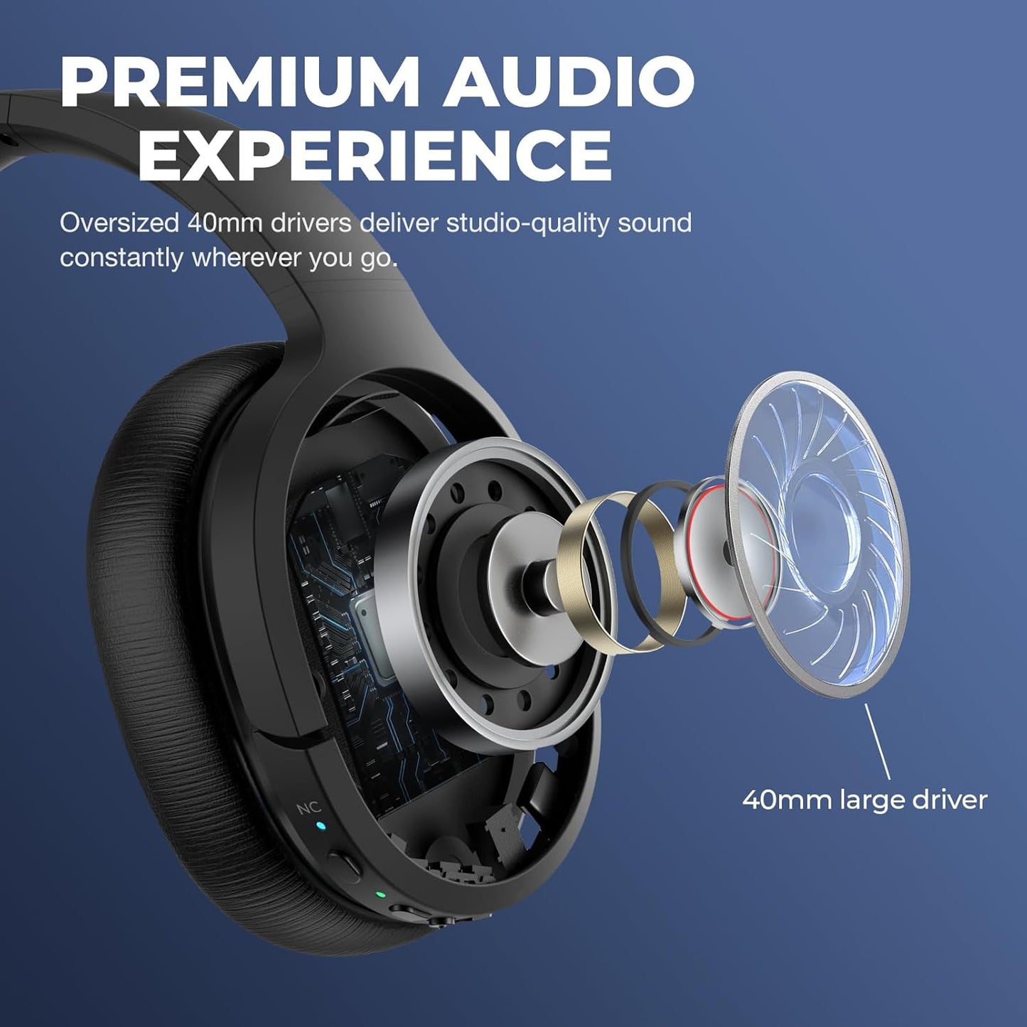 Hybrid Active Noise Cancelling Headphones