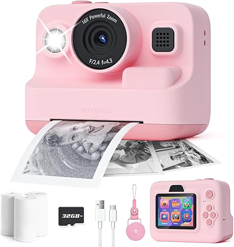 1080P Kids Instant Camera