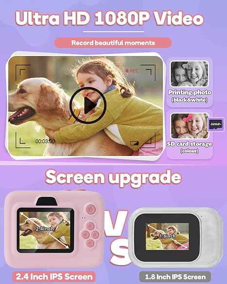 1080P Kids Instant Camera